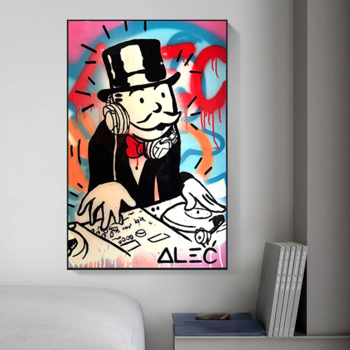 Alec Monopoly Canvas wall decor