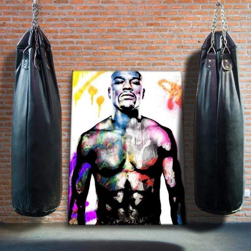 Boxer Portrait Graffiti