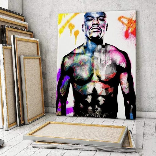 Boxer Portrait Graffiti