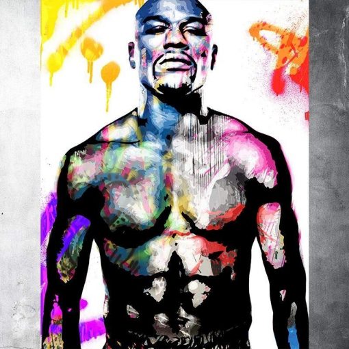 Boxer Portrait Graffiti