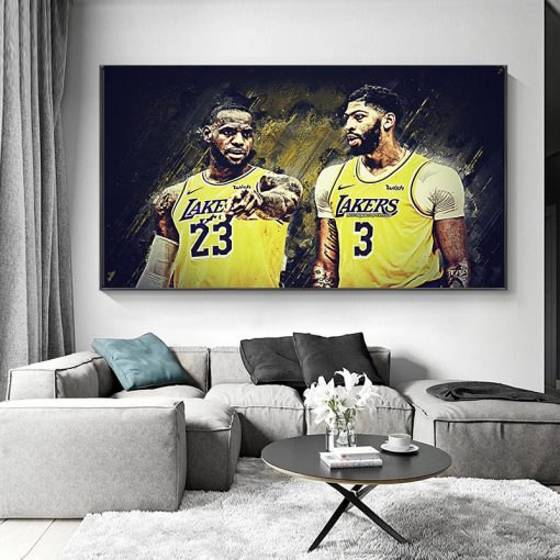 LeBron and AD New Era Abstract