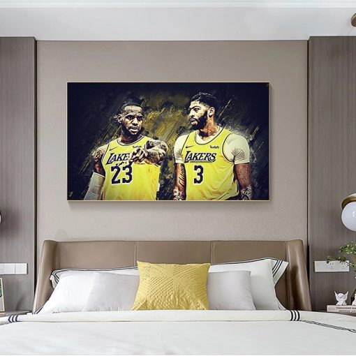 LeBron and AD New Era Abstract