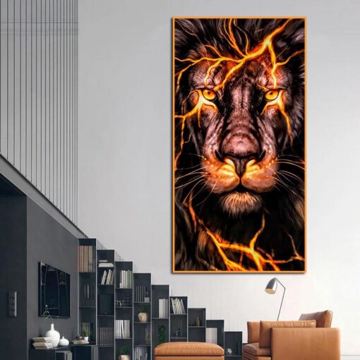 Fearsome Fiery Lion 2