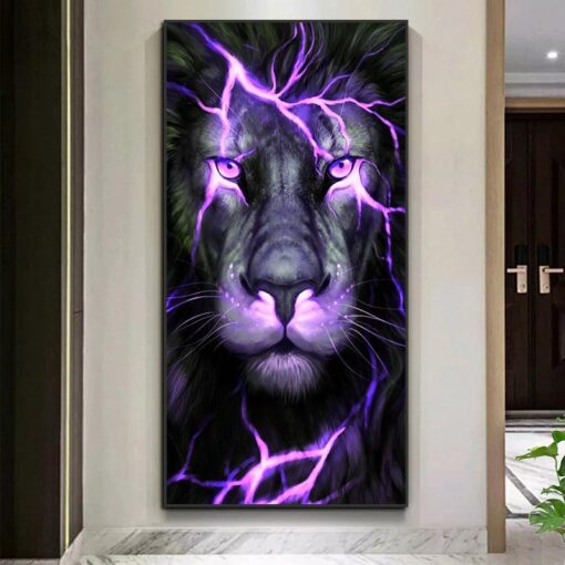 Fearsome Purple Lion 2