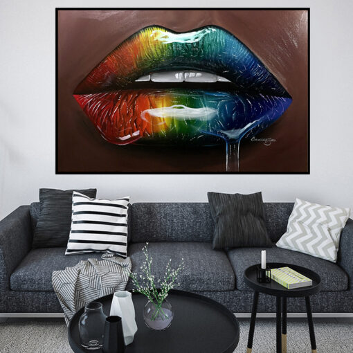 Glossy Colorful Lips