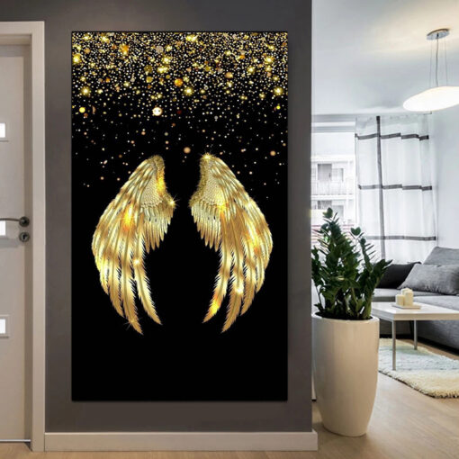 Golden Angelic Wings