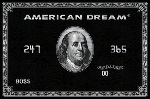 Motivational Art Money American Dreams Motive